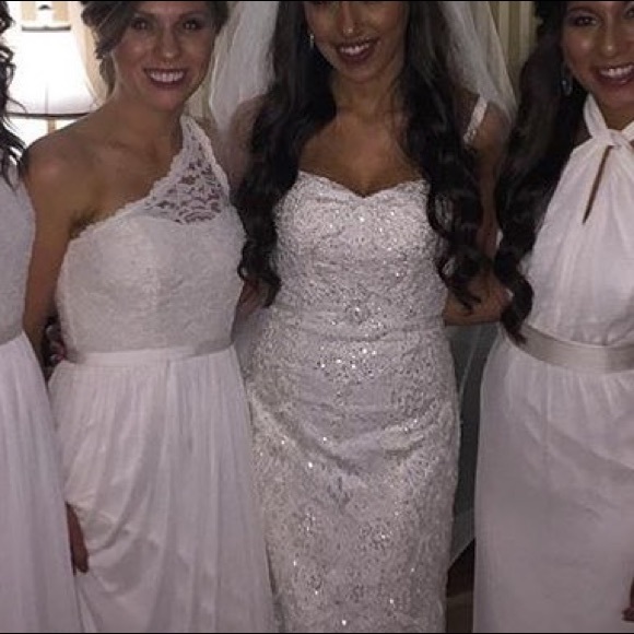 oleg cassini wedding dress size 4 - Picture 5 of 6